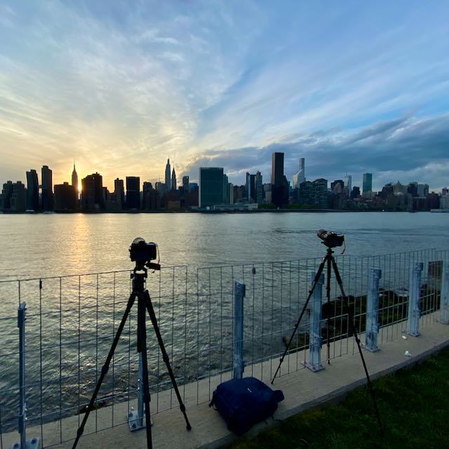 NYC skyline from Gantry Park