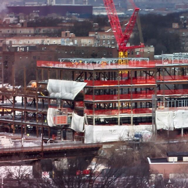 New HS under construction in Woodside.